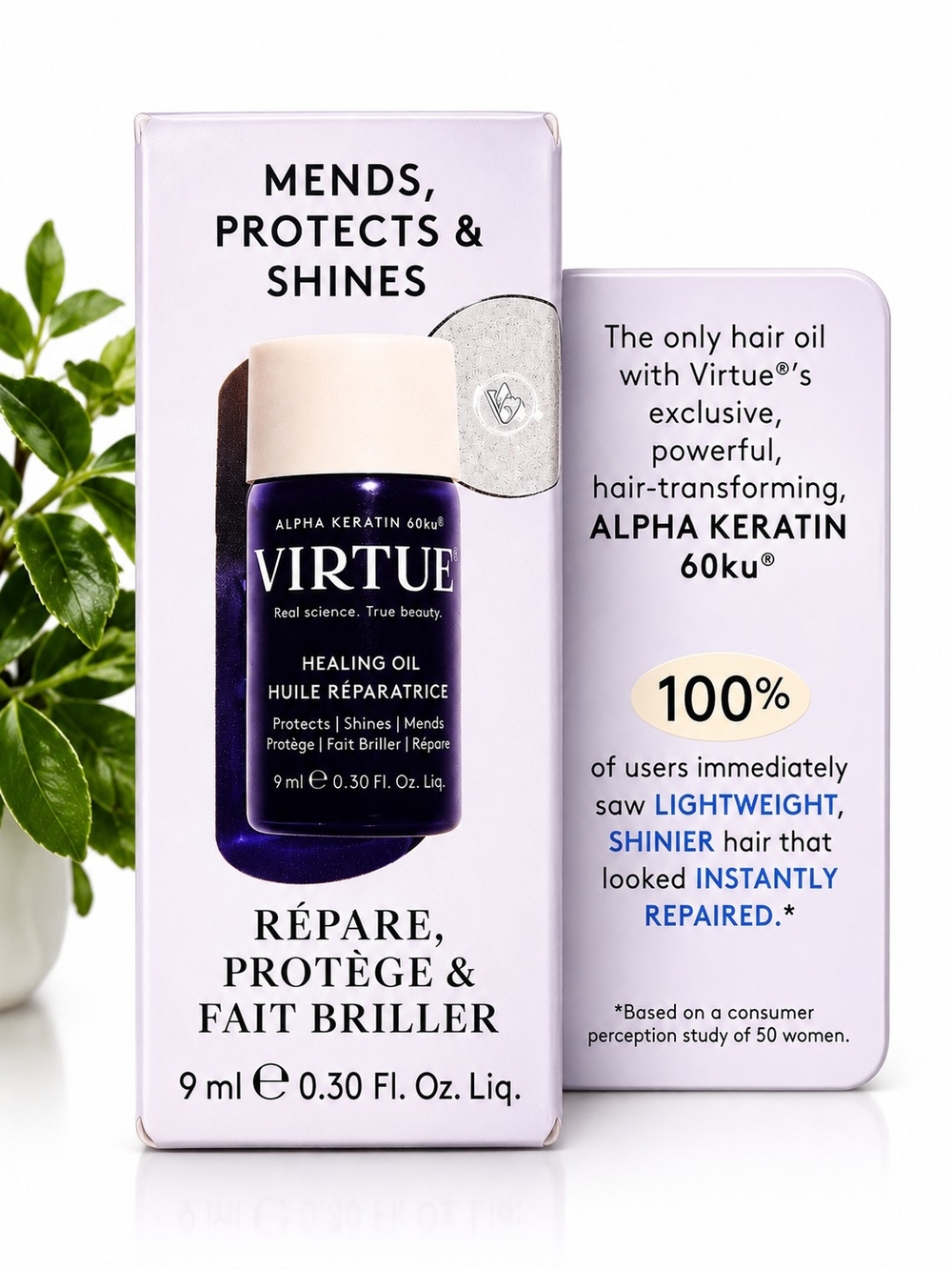❗️5/$25❗️Virtue Healing Oil Alpha Keratin 60ku Hair Treatment